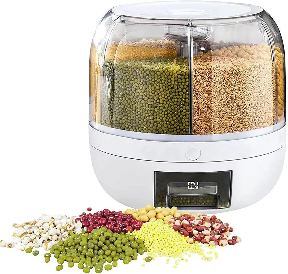 Rotating grain dispenser