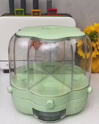 Rotating grain dispenser